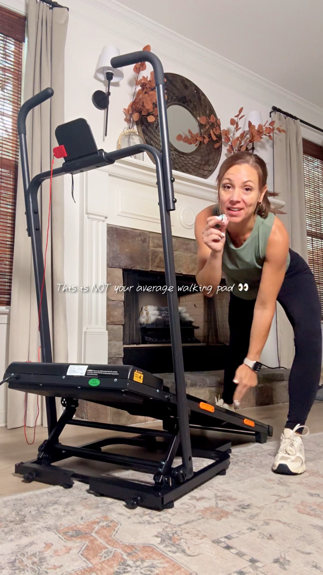 I thought I was getting a normal walking pad…then I realized this thing goes up to a 40% incline. 😳⛰️

That means your everyday walk can become an actual uphill workout without leaving your house.

It’s a great option if you’re looking for an incline treadmill, walking pad, home cardio machine, or home gym equipment that gives you more than just a flat walk.

And when you’re done with the incline, fold the rails down and use it as a walking pad.

#AD
#HomeGym
#Treadmill
#WalkingPad
#HomeWorkout
#FitnessOver40