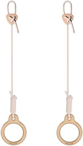 WOBOINNO Kids Gymnastic Rings Children Playing Gym Rings,Pull up Rings for Home,Trapeze Swing Doo... | Amazon (US)