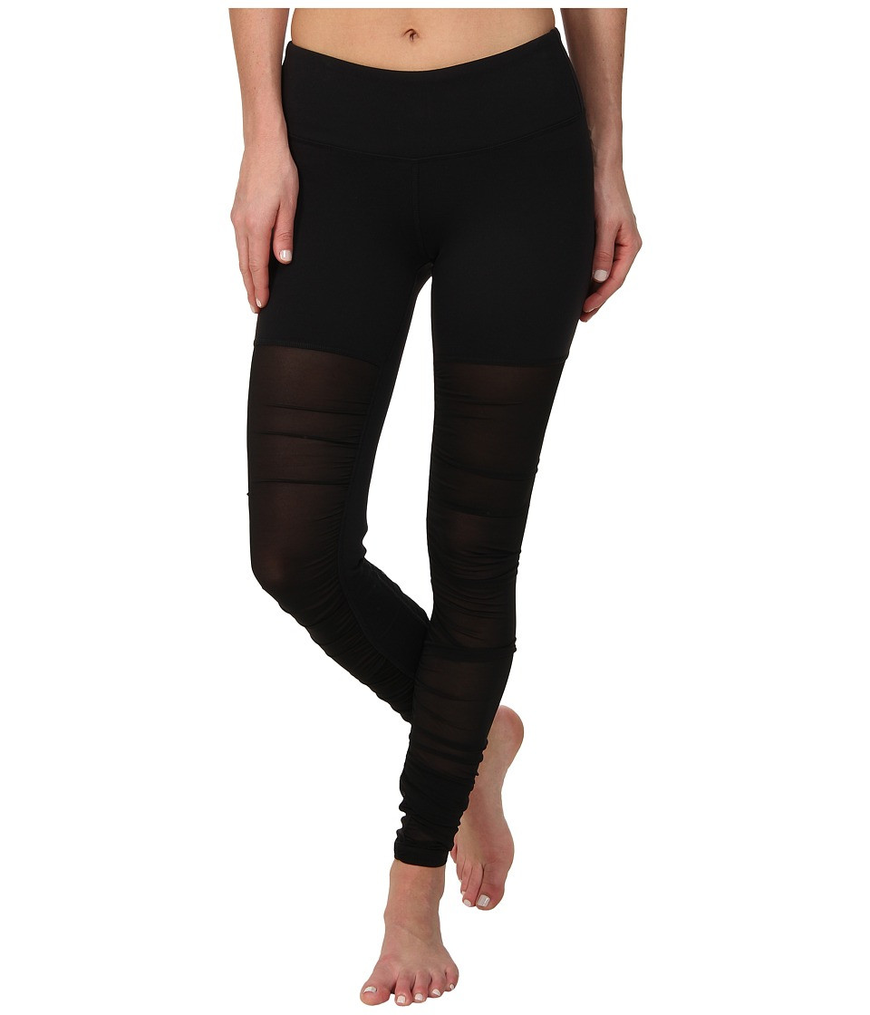 ALO - Mesh Goddess Legging (Black) Women's Workout | Zappos