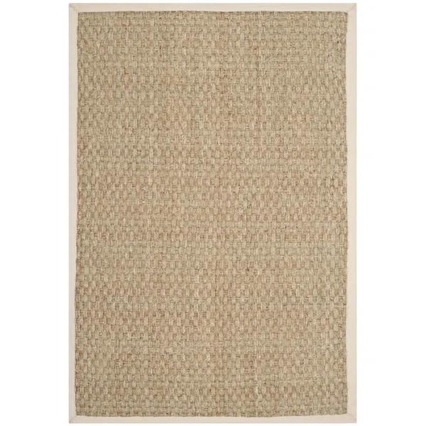 Dollard Bamboo Slat / Seagrass Natural/Ivory Rug | Wayfair North America