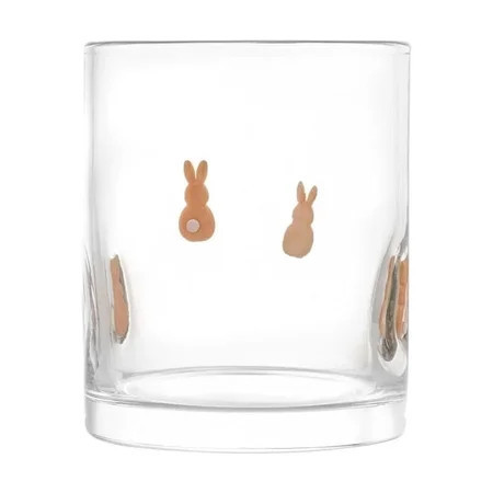 Easter Glass Cup 12oz with Bunny and Spring Designs, Clear Heat-Resistant Drinkware for Coffee, Tea, Water, Cocktails, Dishwasher , Holiday Gift for Home or Parties | Walmart (US)