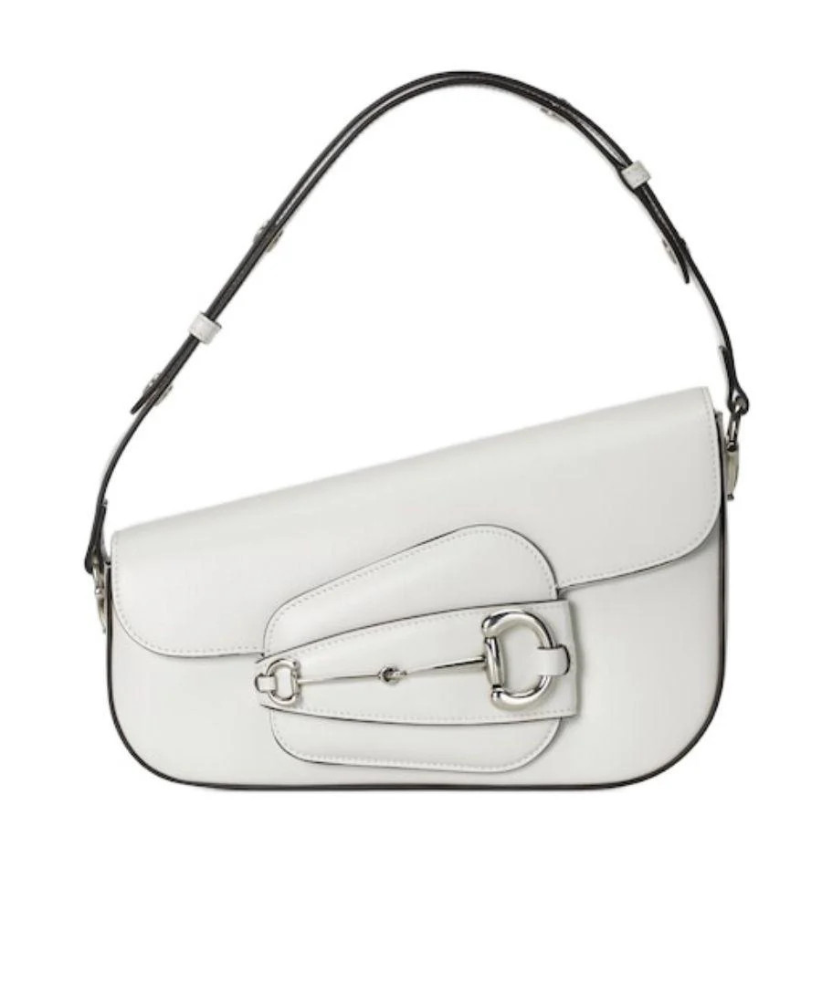 Gucci White Leather Horsebit 1955 | Italist.com US