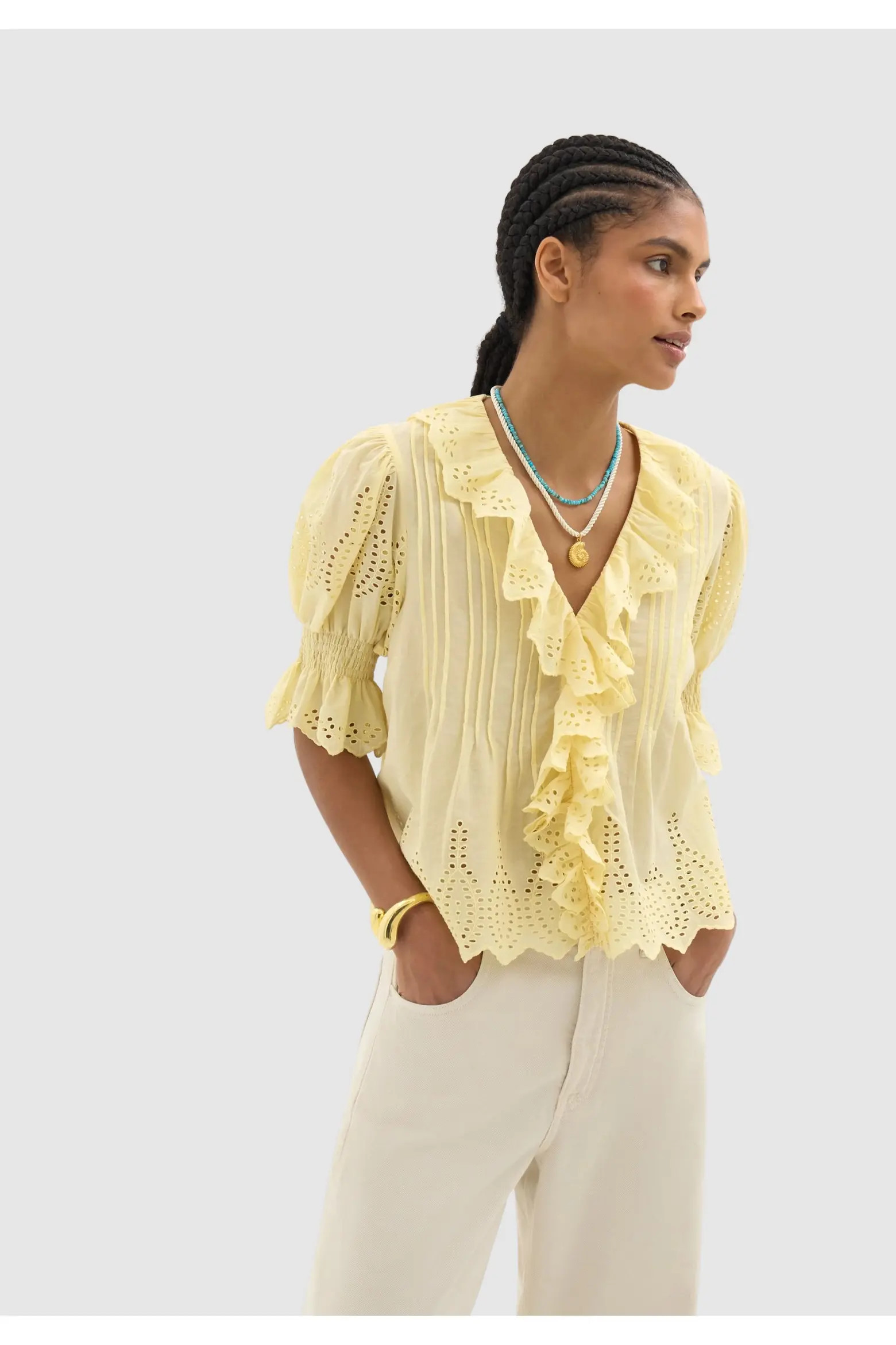 Hush Koa Cotton Broderie Blouse (Women) | Nordstrom | Nordstrom