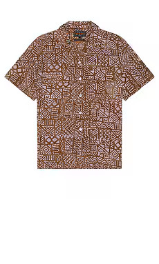 Beams Plus Open Collar Batik Print in Brown from Revolve.com | Revolve Clothing (Global)