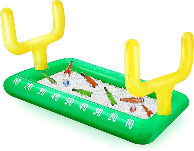Inflatable Football Serving Bar Football Field Cooler Rugby Cooler 1 PCS for Party BBQ Picnic Poo... | Amazon (US)