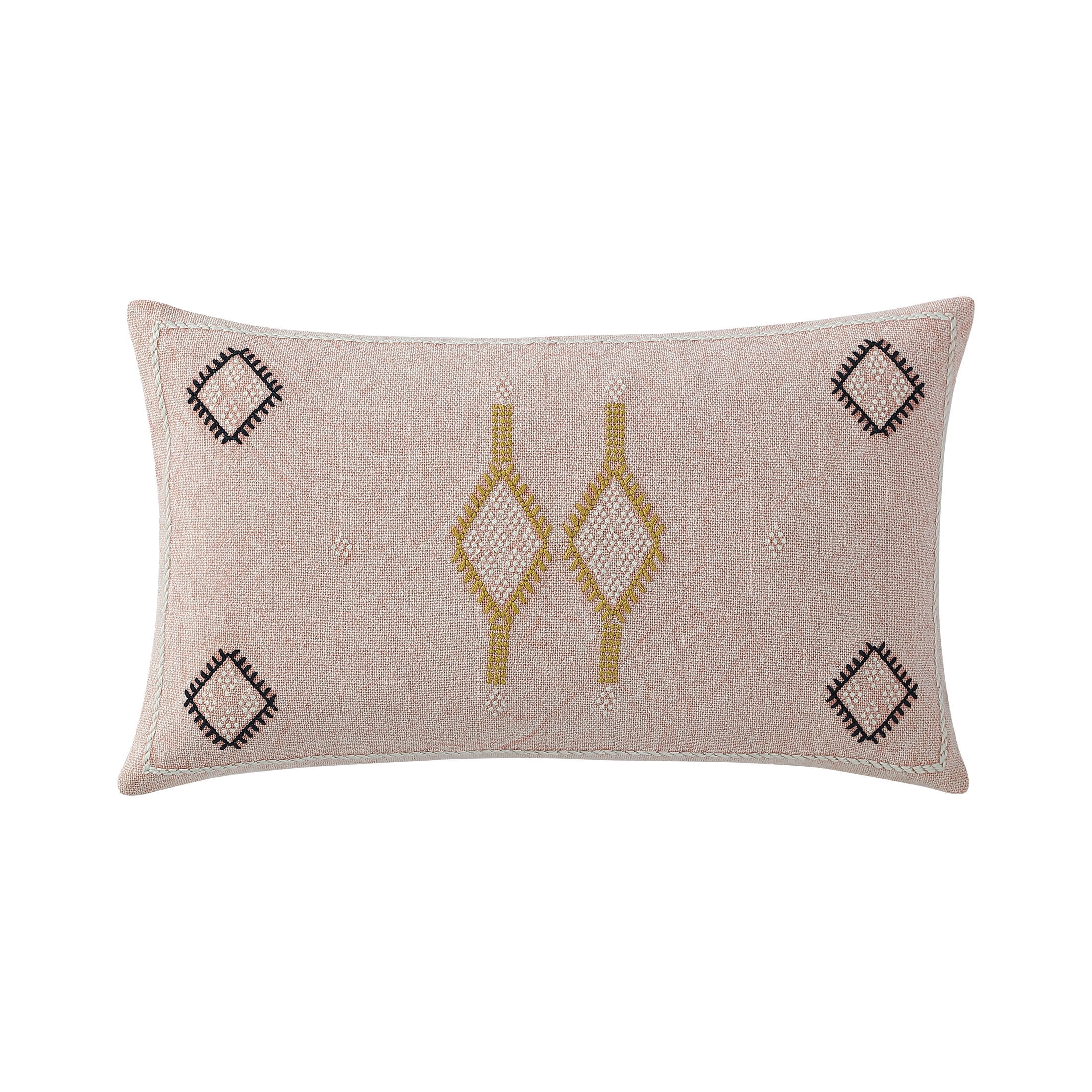 Better Homes & Gardens, Cactus Decorative Pillow, Oblong, 14" x 24", Rose Blush, 1 Pack - Walmart... | Walmart (US)