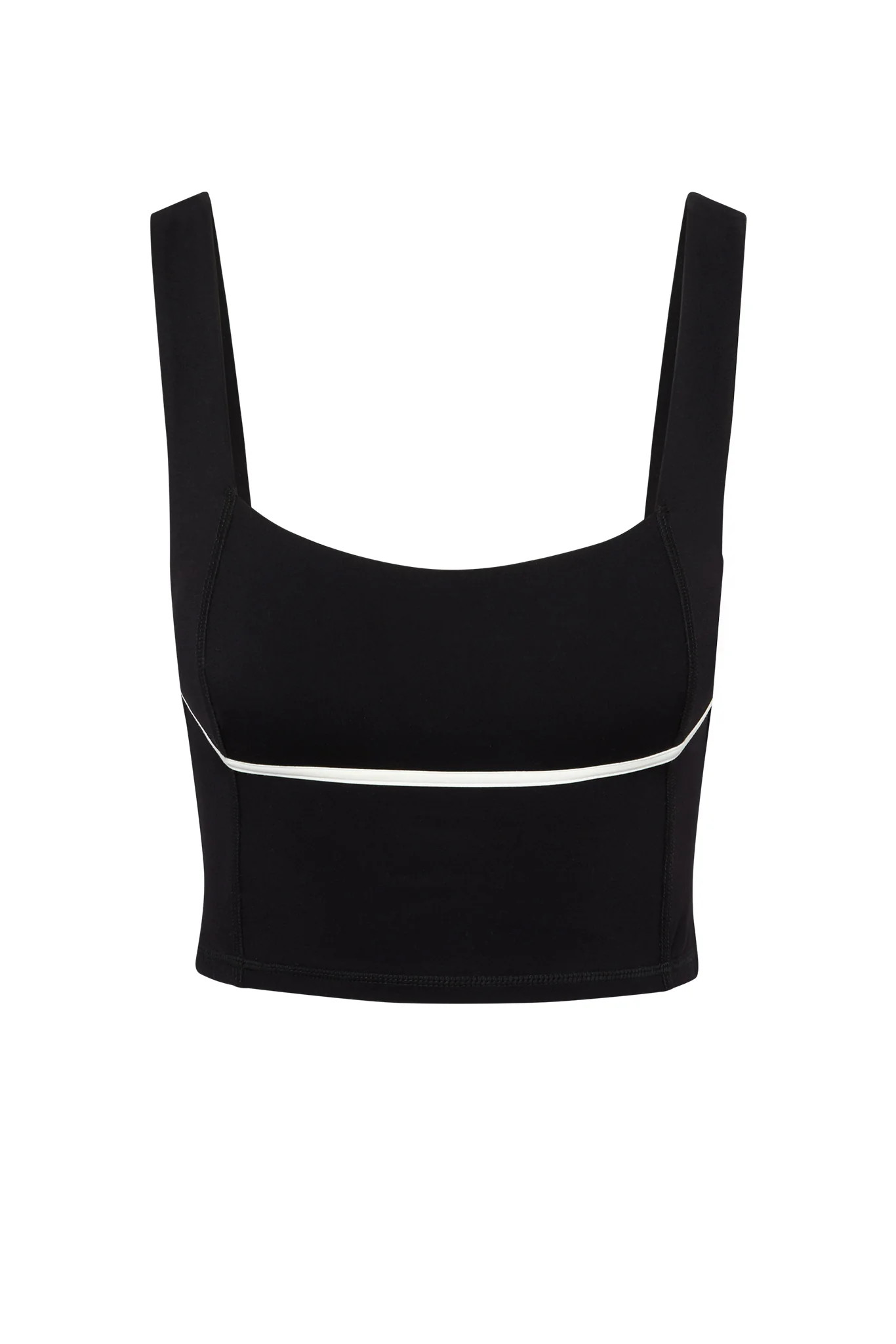 Zion Tank - Black/Ivory | Monday Swimwear