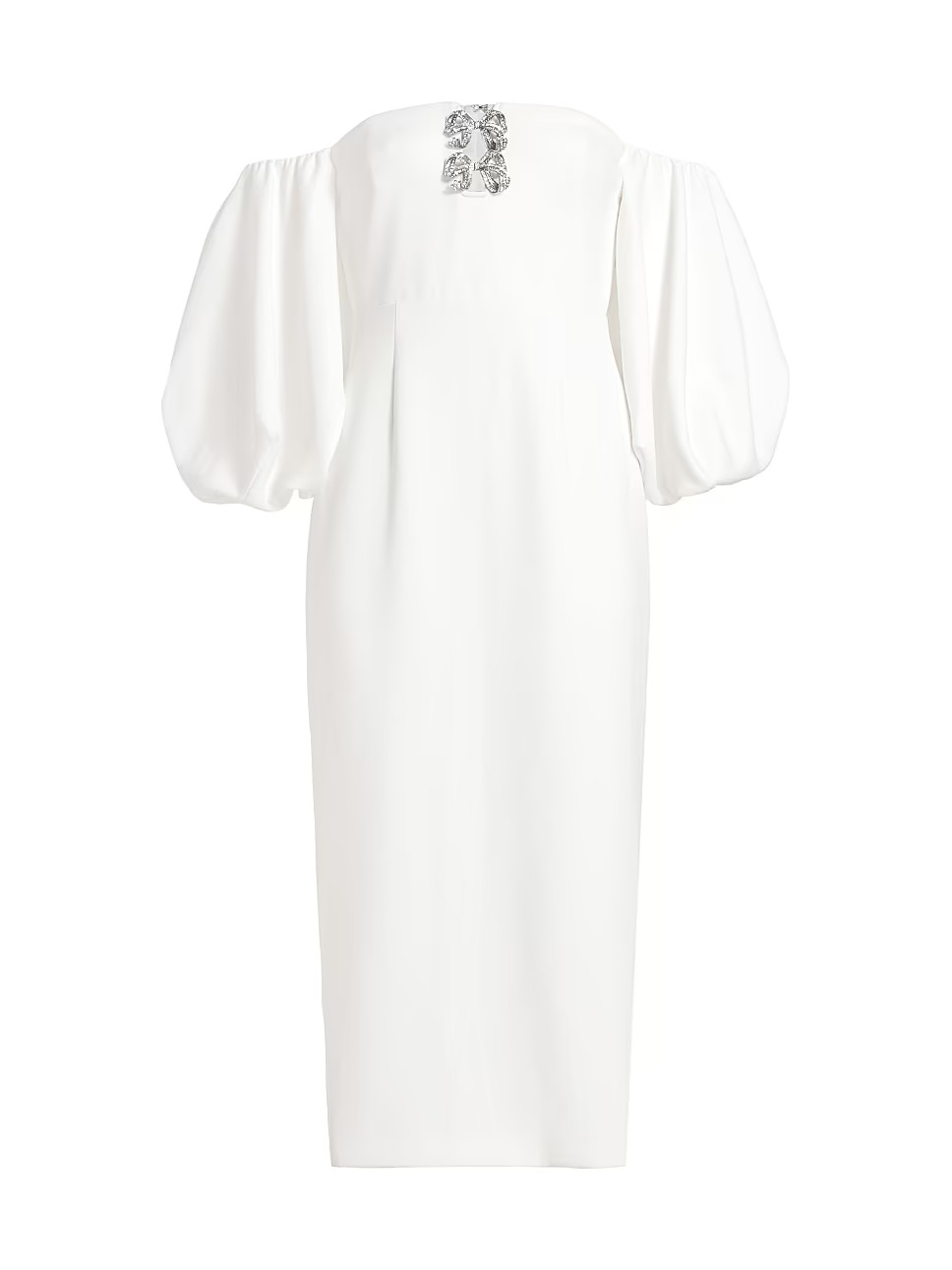 Bow-Embellished Off-The-Shoulder Dress | Saks Fifth Avenue