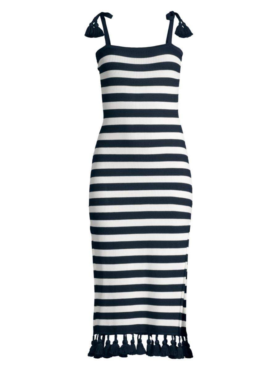 A La Plage Kerry Striped Midi-Dress | Saks Fifth Avenue