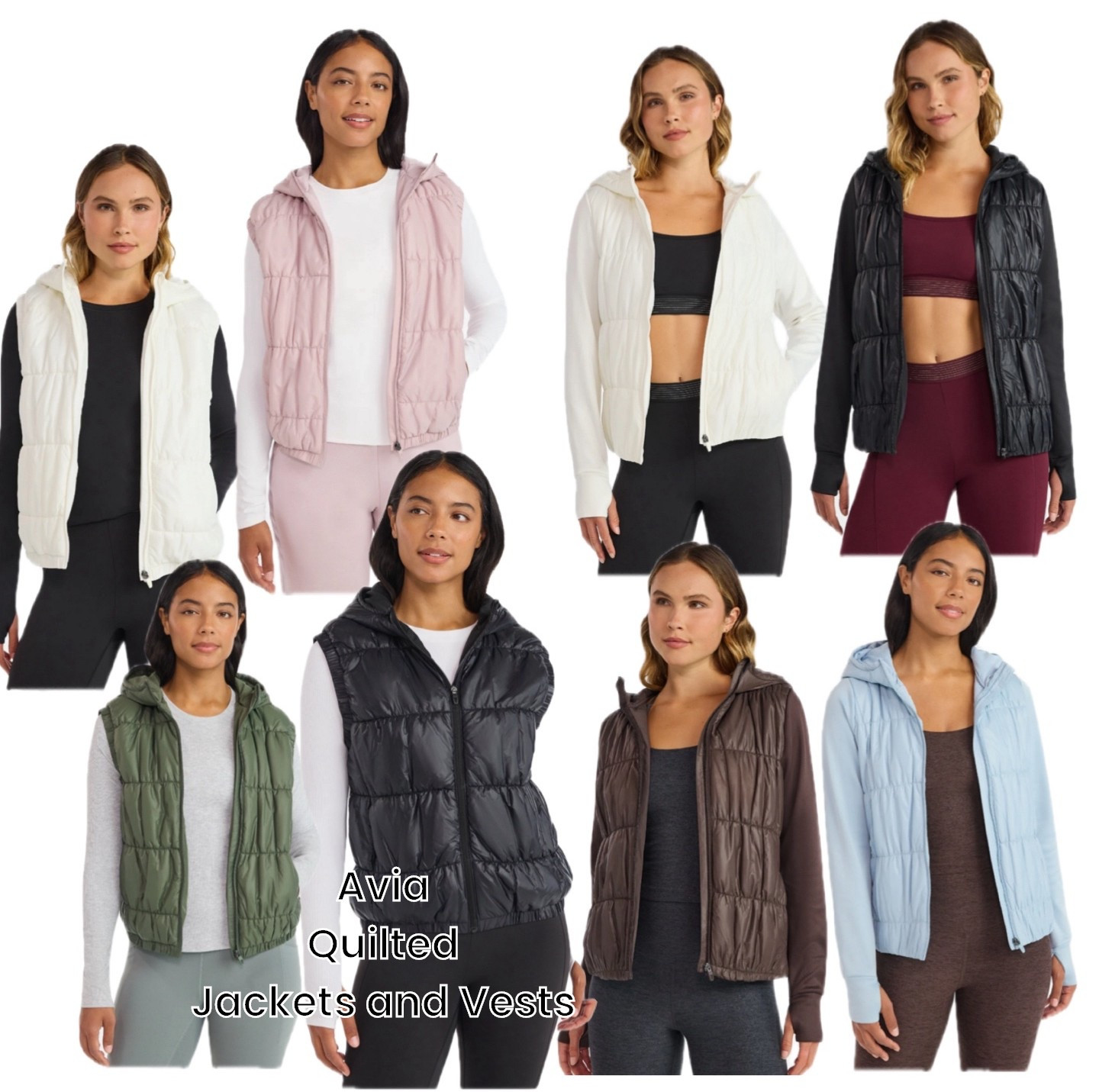 Avia quilted vests and jackets

#LTKActive #LTKFindsUnder50 #LTKStyleTip