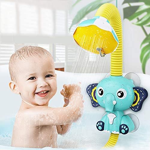 BETTINA Cute Elephant Bath Toy - Electric Automatic Water Pump with Hand Shower Sprinkler-Bath To... | Amazon (US)