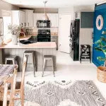 Black Shaggy Moroccan Lattice Fringe 4' x 6' Area Rug | Rugs USA