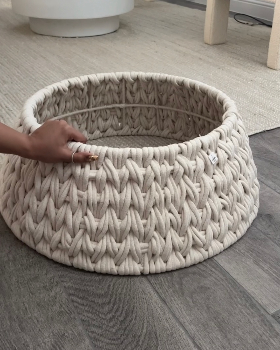 Tree skirt, neutral Christmas tree, neutral Christmas tree skirt, white Christmas, Tree collar, Christmas tree collar, white tree collar, CB2 Christmas decor 

#LTKSeasonal #LTKhome