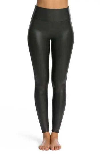 Women's Spanx Faux Leather Leggings, Size X-Large - Black | Nordstrom