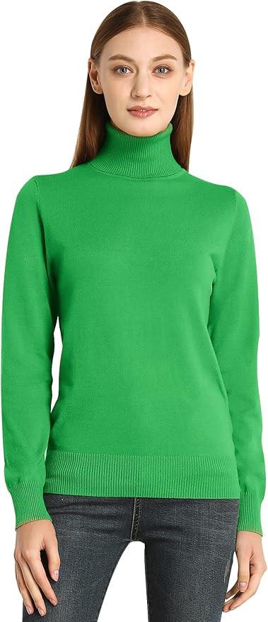 XULIKU Women's Classic-Fit Turtleneck Lightweight Long Sleeve Pullover Premium Thermal Slim Fit S... | Amazon (US)