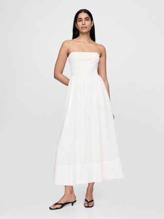 Cotton Gauze Mixed Media Maxi Dress | Gap (US)