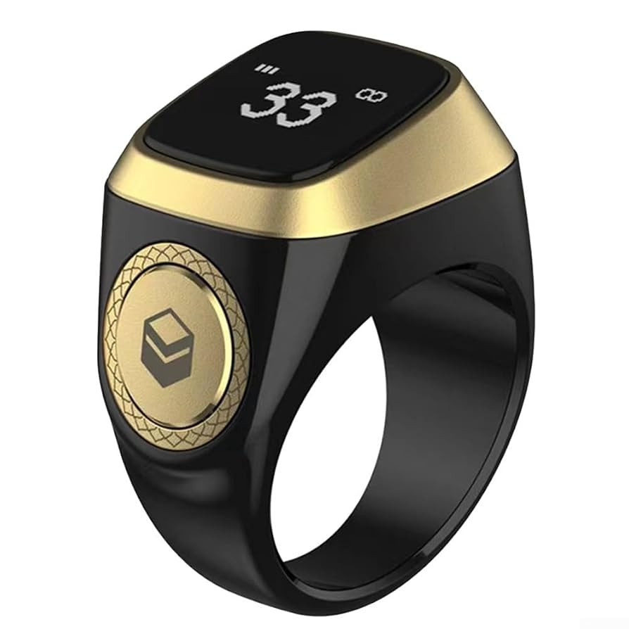 IQibla Smart Zikr Ring, Smart Ring Counter Waterproof Digital Counter & Vibration Reminder, Unise... | Amazon (US)