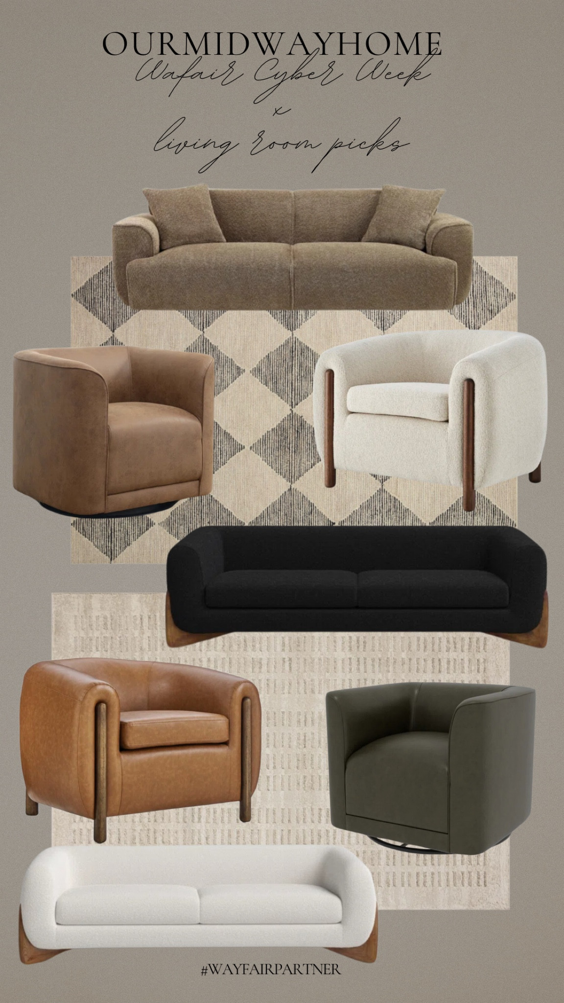 Sharing my @Wayfair Cyber Week living room picks! From 12/3 - 12/8 save up to 70% with fast shipping!

#wayfair #wayfairpartner #paidlink 

#LTKGiftGuide #LTKHome #LTKSaleAlert