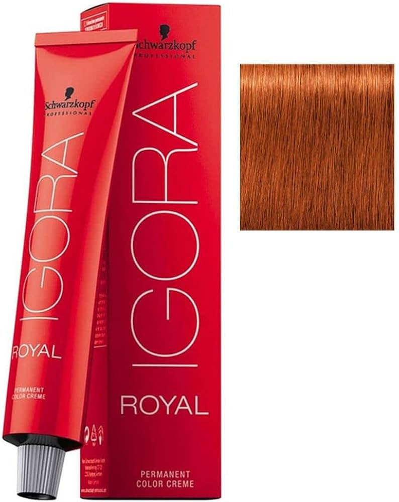 Schwarzkopf Igora Royal Hair Color Creme 7-77 Medium Blonde Copper Extra 60 ML | Amazon (US)