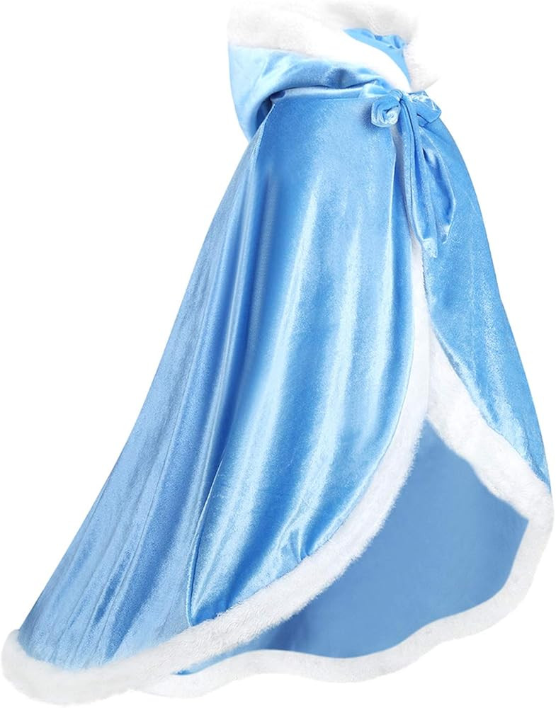 Girls Dress Up Hodded Cape Toddler Costume for Princess Cloaks | Amazon (US)
