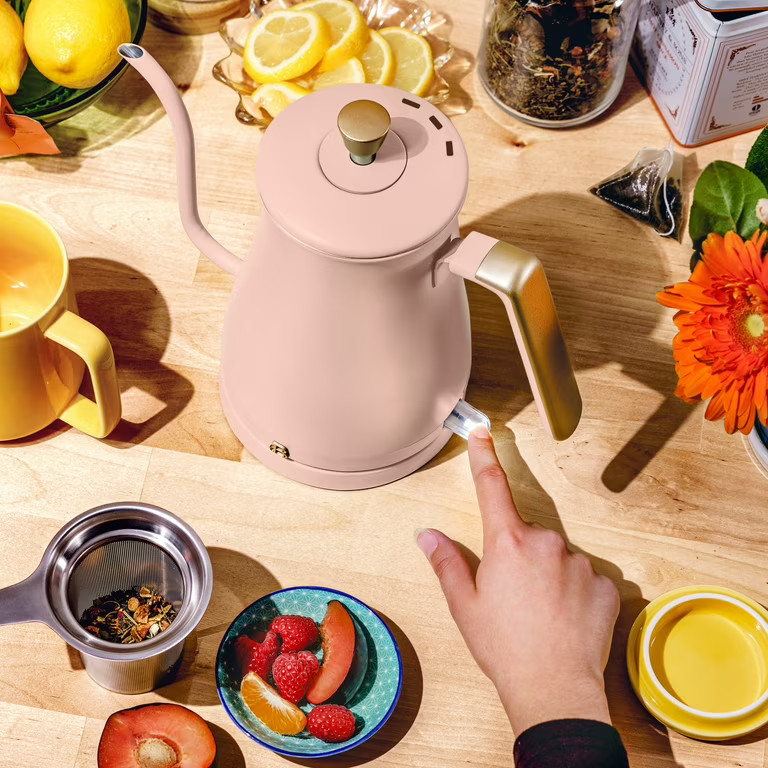 Beautiful 1-Liter Electric Gooseneck Kettle 1200 W, Rose by Drew Barrymore | Walmart (US)