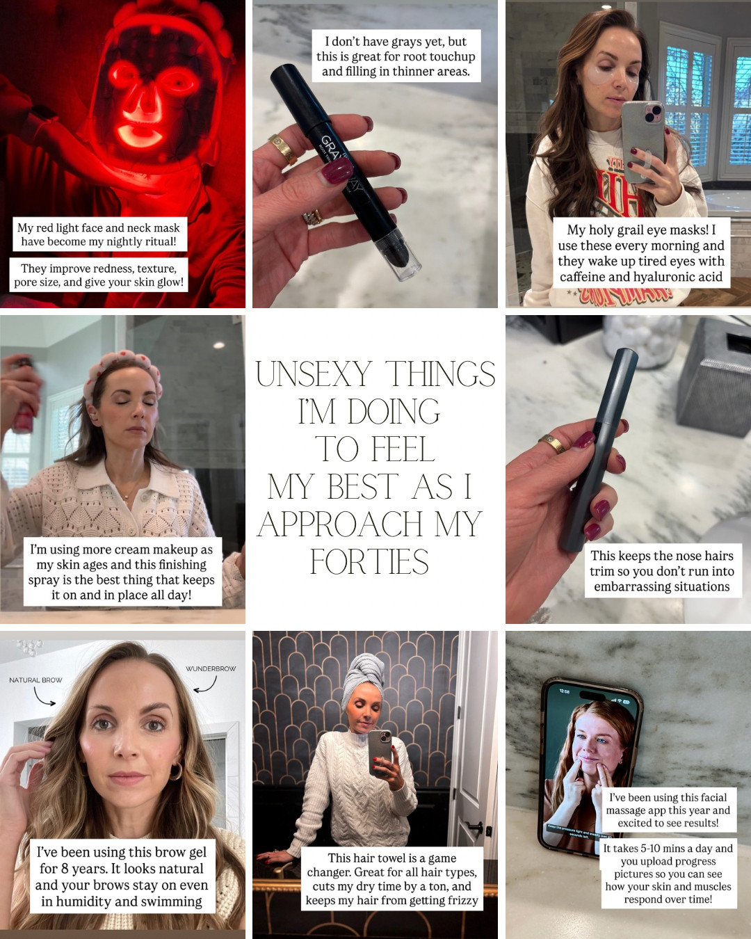  Unsexy things I’m loving as I approach my 40s

 

#LTKBeauty #LTKselfcare