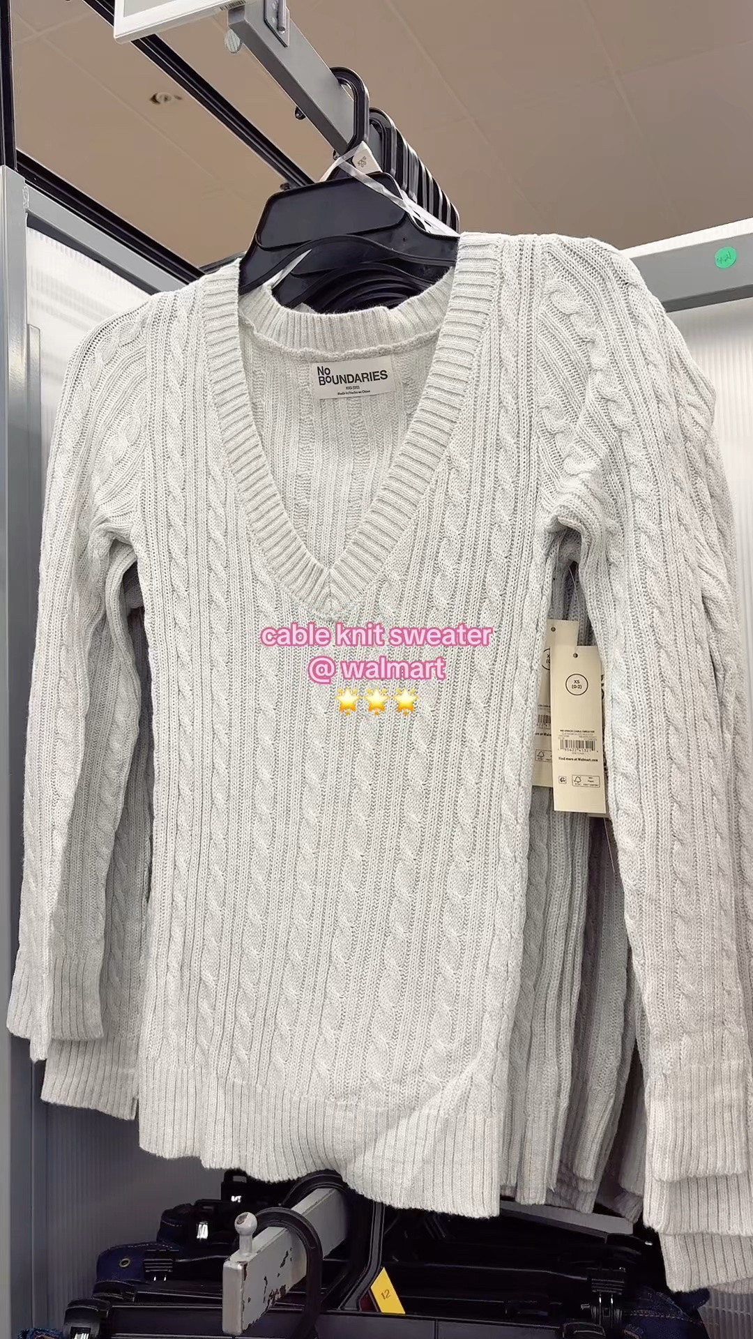 cable knit sweater at walmart!!!🤍⭐️🫶🏼🤗💓☺️