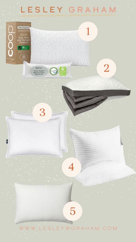 Top pillows based on hundreds of responses! 1. Coop home goods adjustable pillow. 2. Sleep number comfort fit. 3. Serra down illusion  4. Beckham hotel collection. 5. Casaluna 

#LTKxTarget #LTKhome