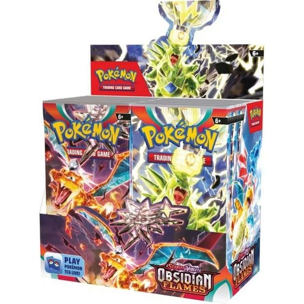 Pokemon Trading Card Game Scarlet & Violet Obsidian Flames Booster Box (36 Packs) - Walmart.com | Walmart (US)