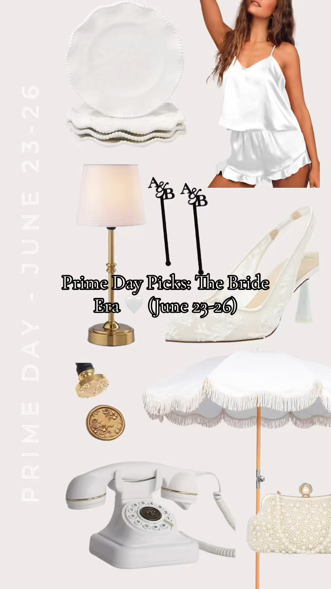 Prime Day is June 23–26 and I pulled together the ultimate list for all my 2026 brides — “Prime Day Picks: The Bride Era” has everything from wedding decor and bridal event outfits to getting ready looks and beyond. These are the pieces worth adding to your cart the second deals drop. Shop the full list through the link! 🤍

#LTKSaleAlert #LTKgrwm #LTKWedding