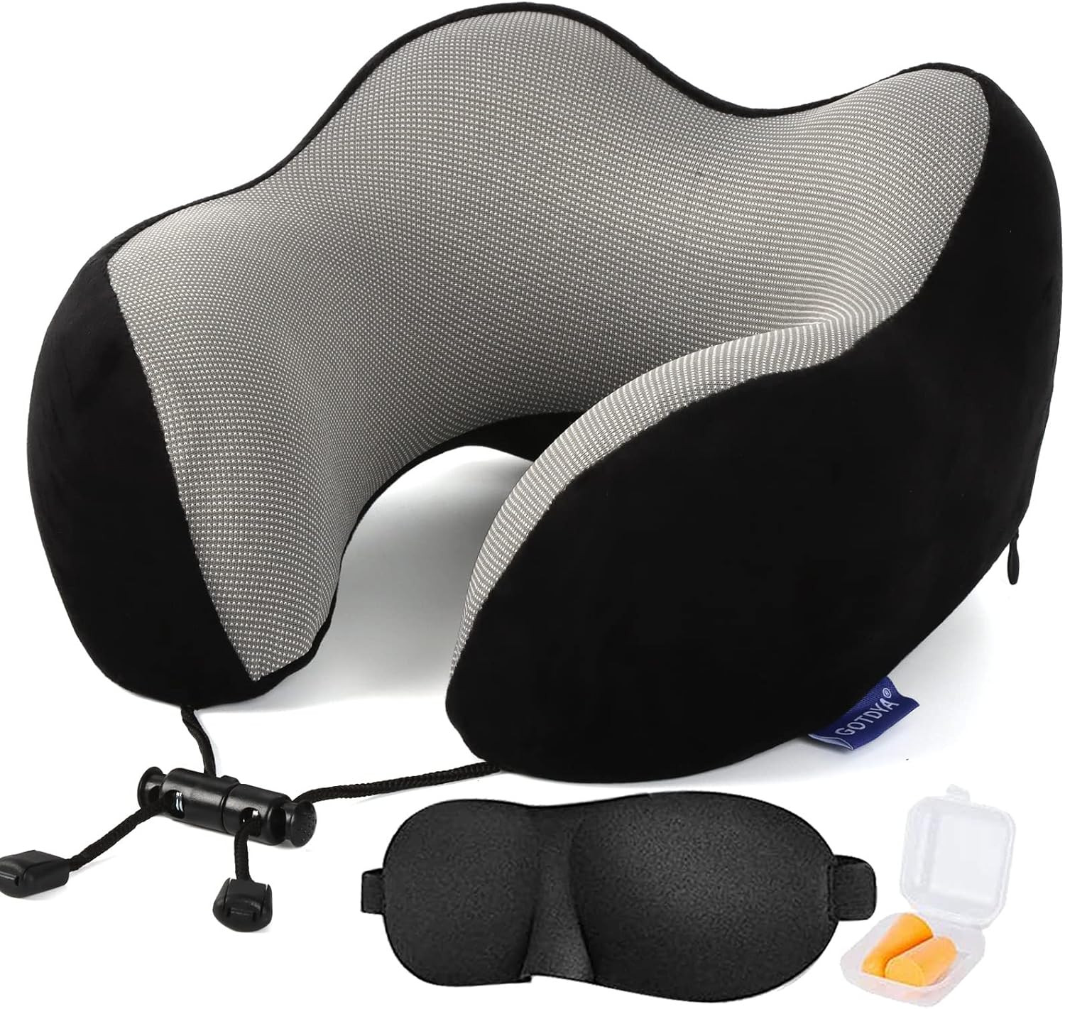 Travel Pillow,Travel Neck Pillows for Sleeping,100% Pure Memory Foam Soft Comfort & Support Pillo... | Amazon (US)