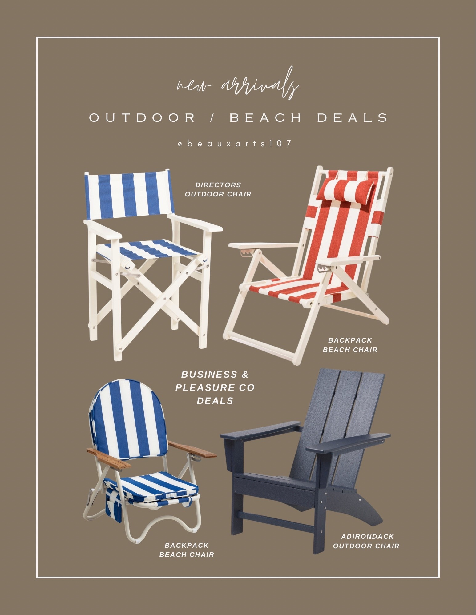 Save on these outdoor / beach seating deals! 

#LTKSaleAlert #LTKHome