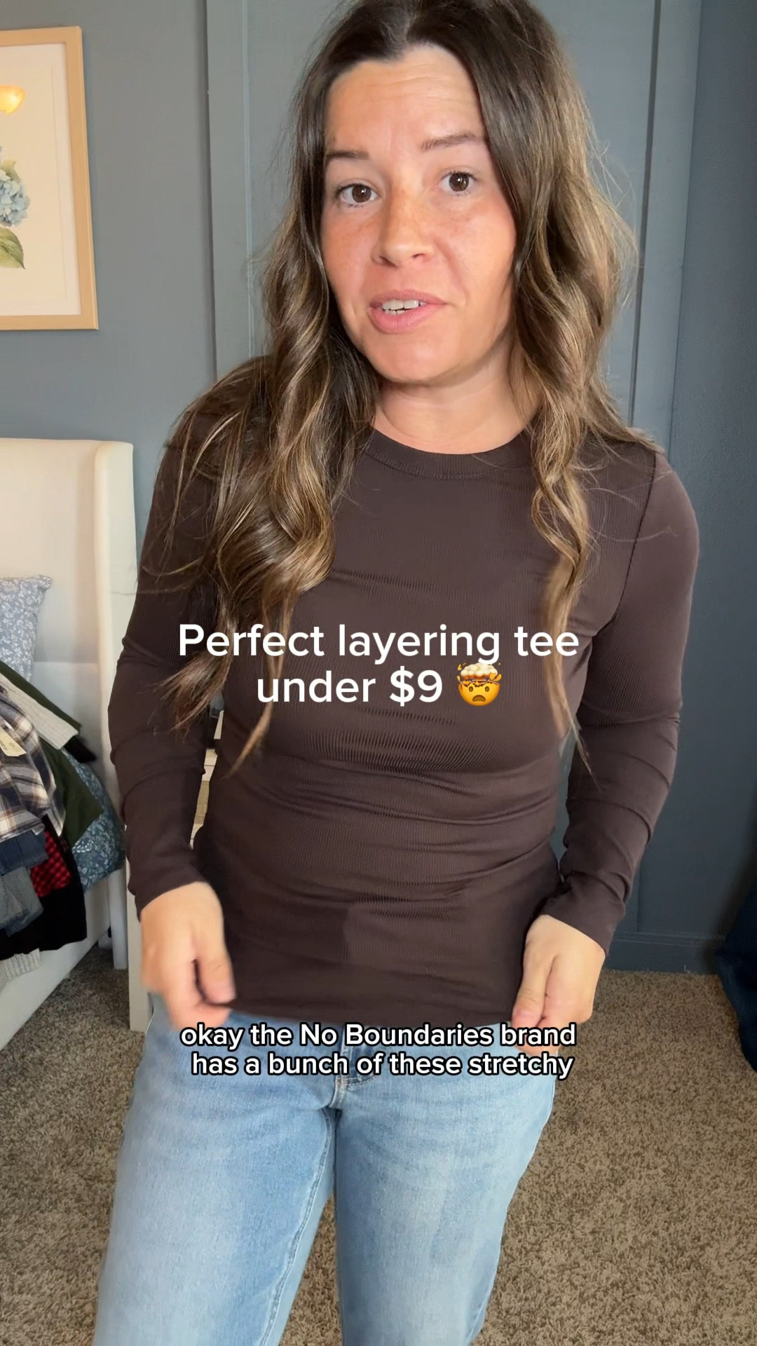 The best stretchy ribbed layering tee for under $9!

Comes in so many colors! I am wearing a Medium 8/10 (5’2” 135 lbs.)

Walmart finds
Walmart fashionn

#LTKPetite #LTKOver40 #LTKFindsUnder50