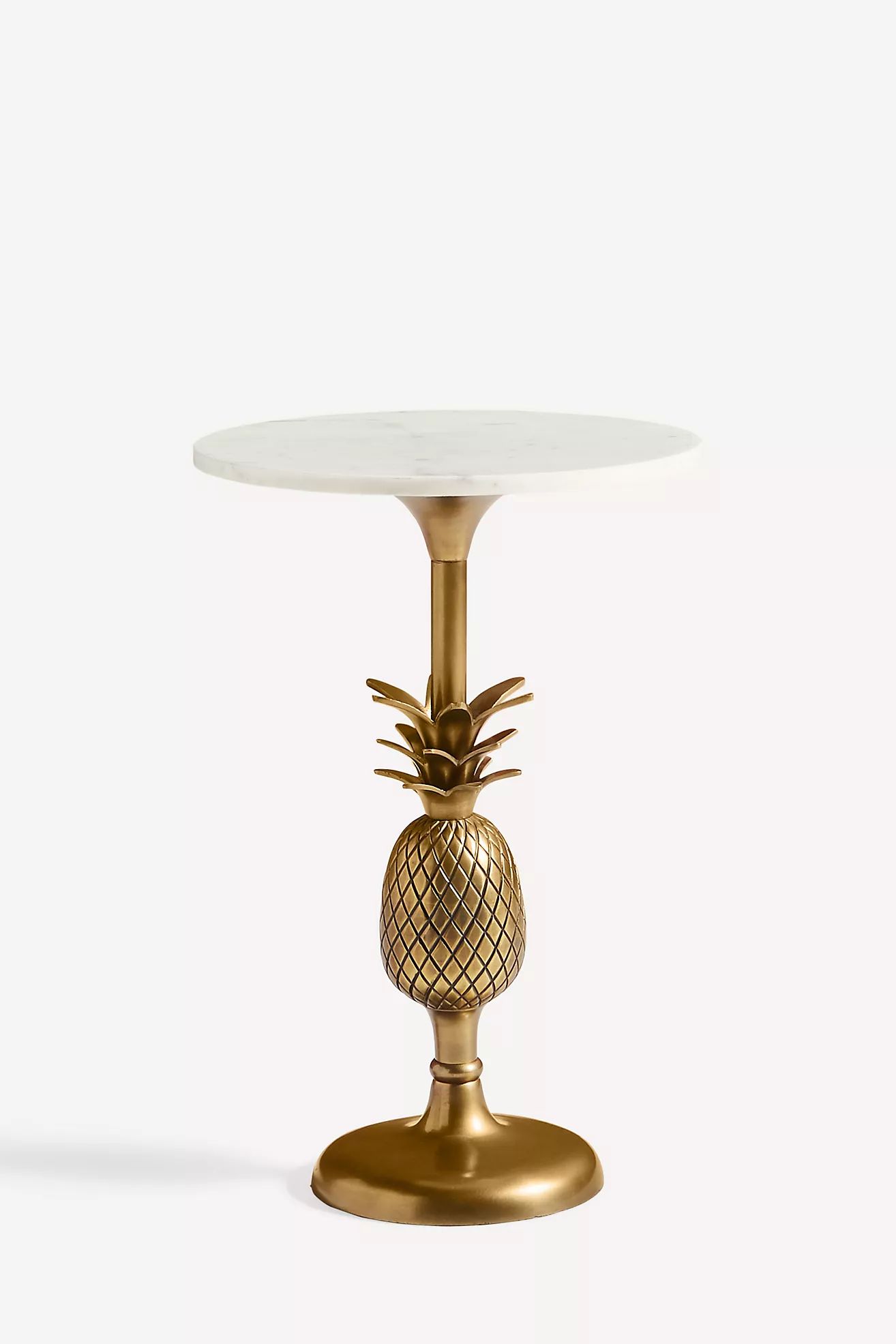 Pineapple Pedestal Side Table | Anthropologie (US)
