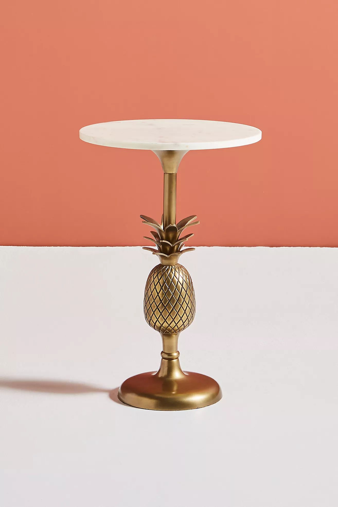 Pineapple Pedestal Side Table | Anthropologie (US)