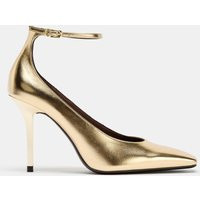 Zara - Metallic Effect Heels - Women - Gold - Women | Zara US