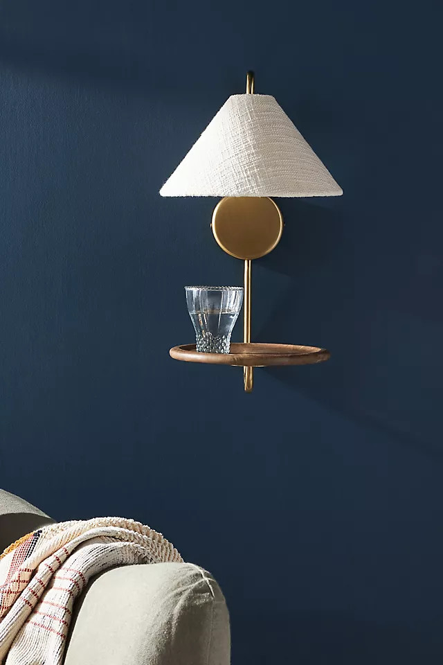 Henry Linen Wall Light | Anthropologie (UK)