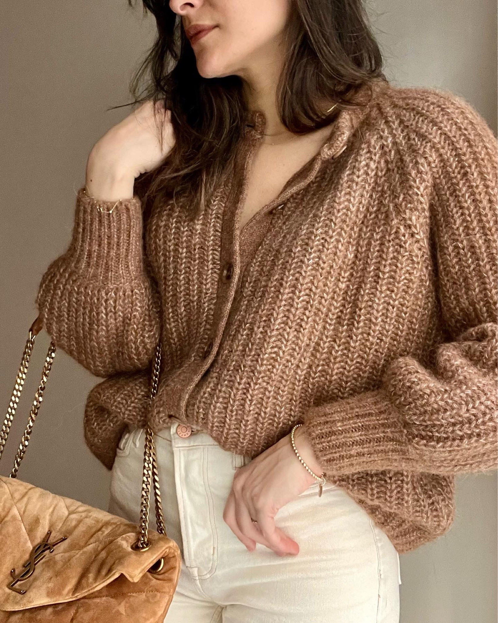New year new knit 🧶 
Cozy and fluffy! 
True to size 🤎
#knitwear #sezane #knits #frenchstyle #outfits

#LTKcurves #LTKSeasonal #LTKworkwear