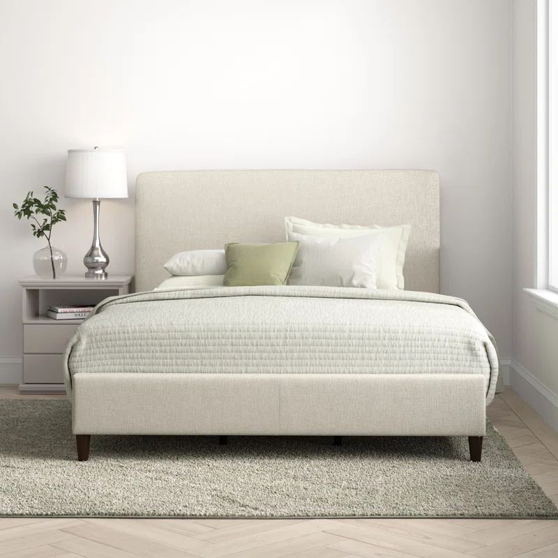 Faucett Queen Upholstered Low Profile Standard Bed | Wayfair North America