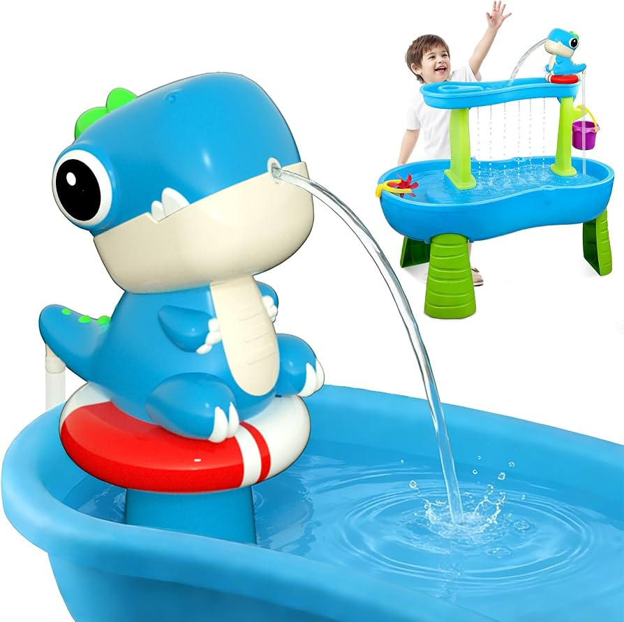 Dinosaur Water Table Pump - Rechargeable Water Pump for Water Table Accessories - Battery Powered... | Amazon (US)