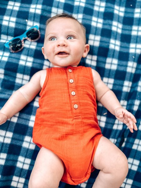 Maxs little romper is on sale! I love how lightweight these are & they come in such cute colors! 

#LTKfamily #LTKbaby #LTKsalealert