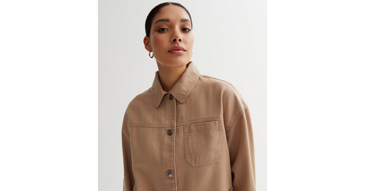 Tan Utility Shacket
						
						Add to Saved Items
						Remove from Saved Items | New Look (UK)