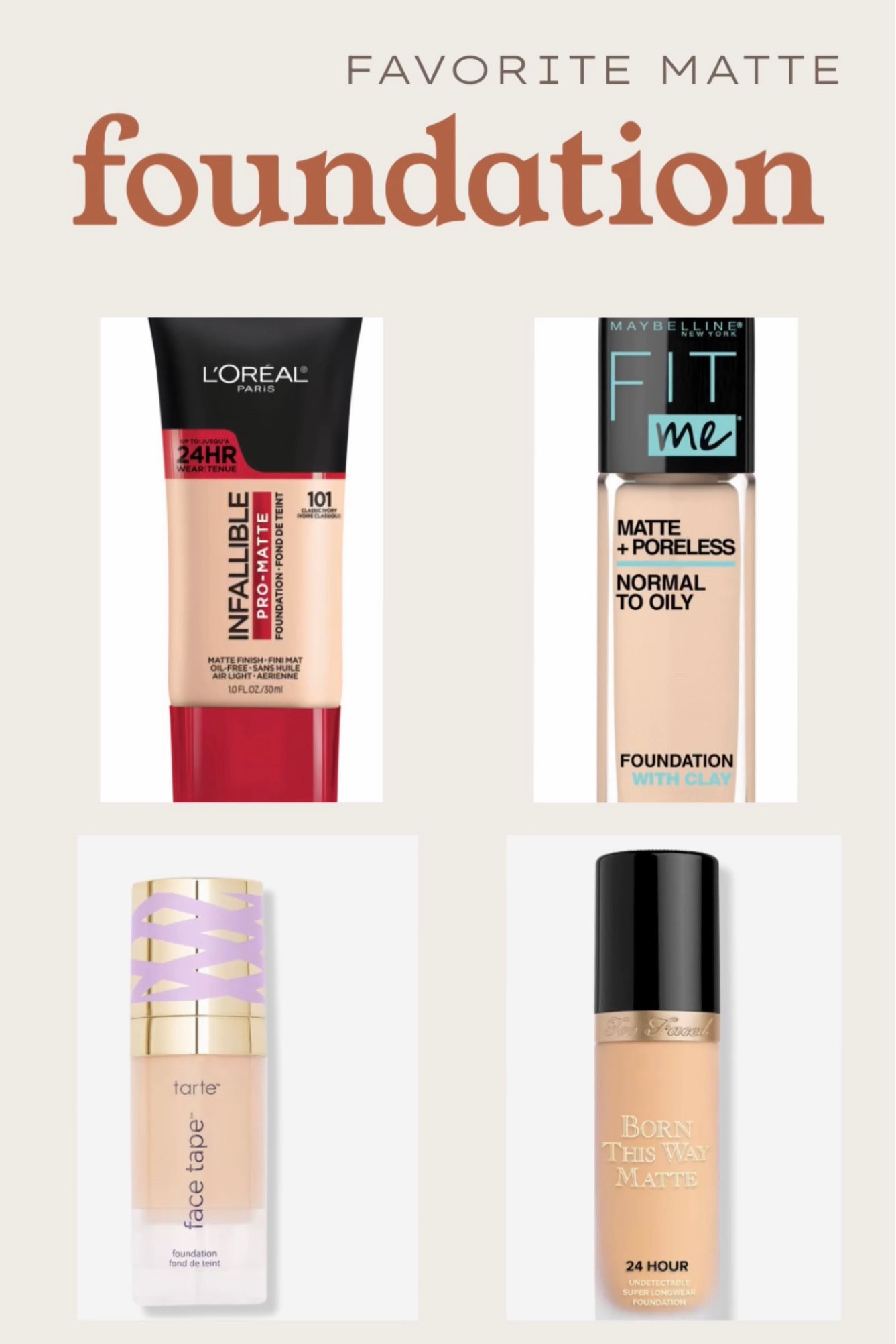 My favorite matte foundations at the moment ✨💕 

#LTKstyletip #LTKSale #LTKbeauty