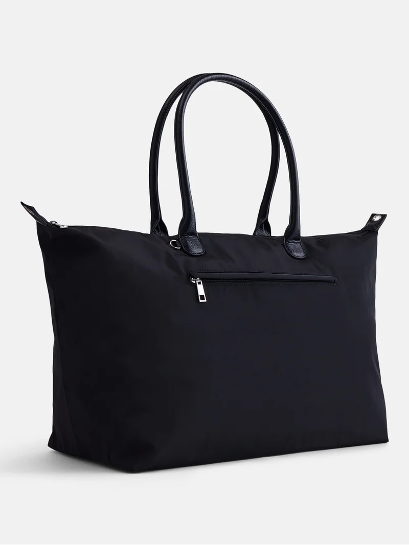 No Boundaries Weekender Tote Bag, Women's, Black | Walmart (US)