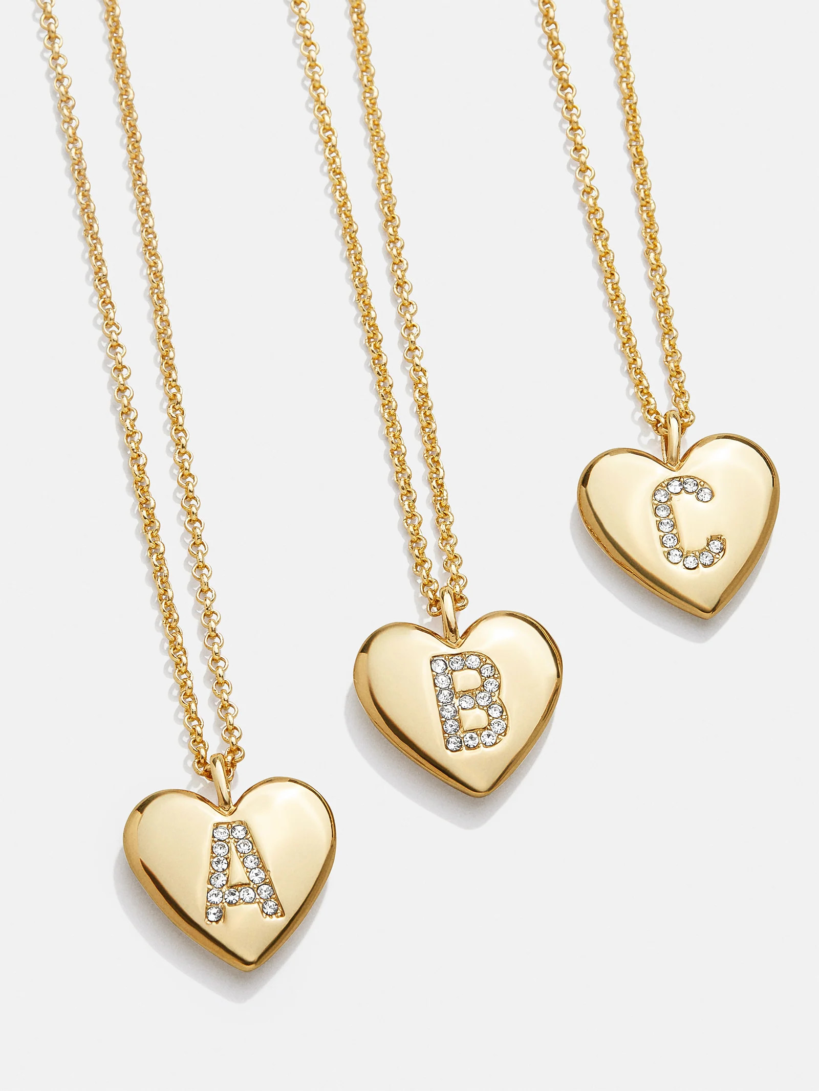 Little Love Kids' Initial Heart Necklace - Gold | BaubleBar (US)