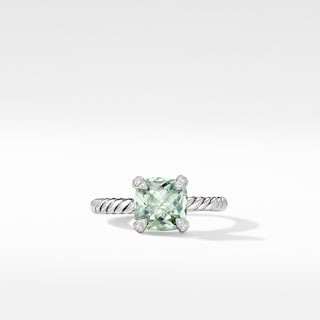 Chatelaine® Ring with Prasiolite and Diamonds | David Yurman