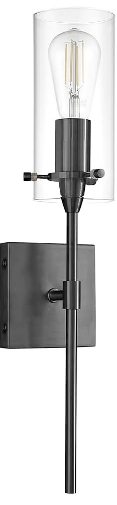 Black Wall Sconce Light Fixture, Indoor Glass Bathroom Sconce Wall Lighting | Amazon (US)