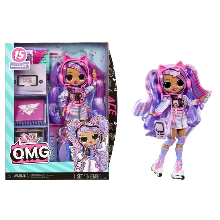 LOL Surprise OMG Ace Fashion Doll with 15 Surprises Including Gaming Themed Fashions and Accessor... | Walmart (US)