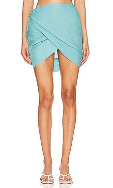 PQ Willa Tie Sarong Skirt in Seaside from Revolve.com | Revolve Clothing (Global)