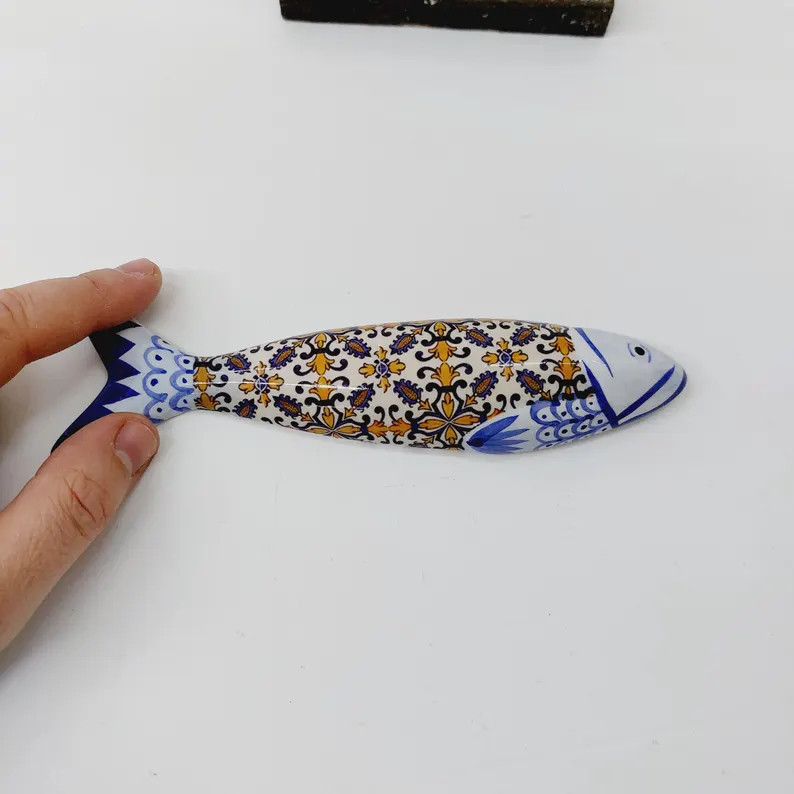 Ceramic Sardines / Ceramic Hanging Sardine / Fish Wall Hanging / Ceramic Fish / Sardines Gifts / ... | Etsy (US)